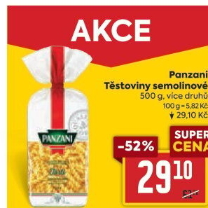 Těstoviny Panzani