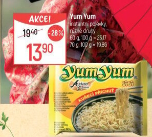 Instantní polévka YumYum