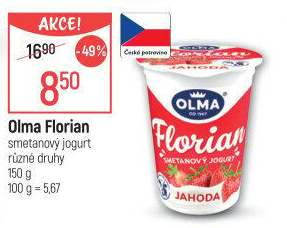 Jogurt smetanový Florian Olma