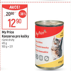 Konzerva pro kočky My Price