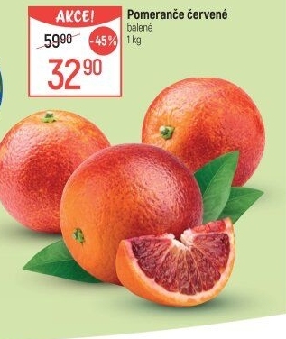 Pomeranče červené