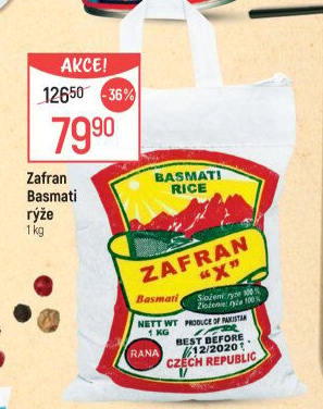 Rýže basmati Zafran
