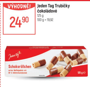 Trubičky čokoládové Jeden Tag