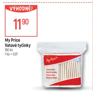 Vatové tyčinky My Price