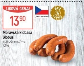 Moravská klobása Globus