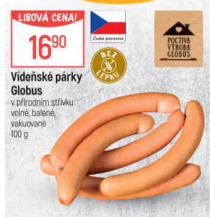 Párky vídeňské Globus