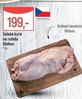 Selské kuře na roládu Globus