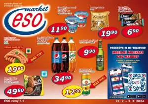 akční leták ESO MARKET 21.2.2024-3.3.2024