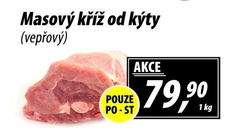 Masový kříž od kýty vepřový