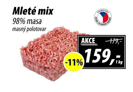 Mleté maso mix