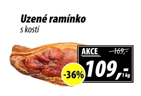 Uzené ramínko s kostí