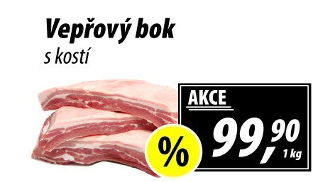 Vepřový bok s kostí