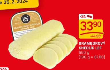 Knedlík bramborový Lef
