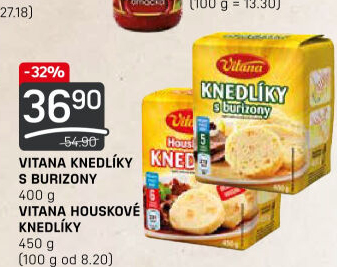 Knedlíky v prášku s burizony Vitana