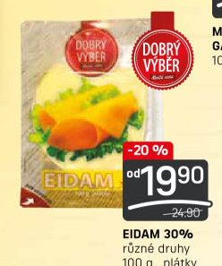 Sýr Eidam 30% Dobrý Výběr