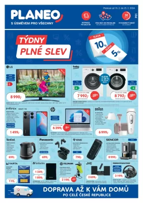 akční leták Planeo 19.2.2024-25.2.2024