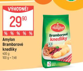 Bramborové knedlíky v prášku Amylon