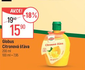 Citronová šťáva Globus