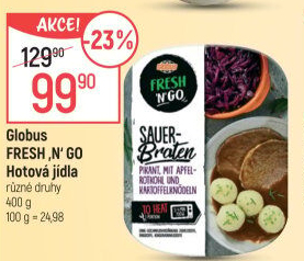 Dušené maso s bramborovým knedlíkem a červeným zelím Fresh '