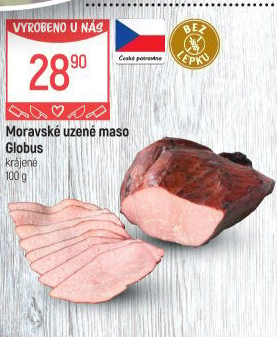 Moravské maso uzené Globus