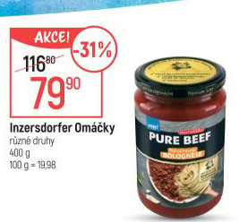 Omáčky Pure Beef Sugo Inzersdorfer