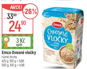 Ovesné vločky Emco
