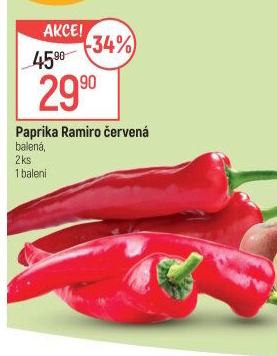 Paprika červená Ramiro