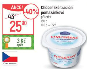 Tradiční pomazánkové Choceňské