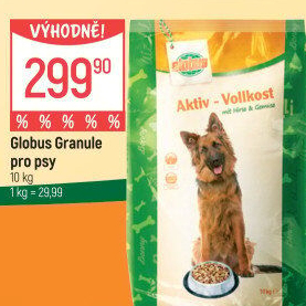 Granule pro psy Globus