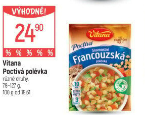 Instantní polévky Poctivá polévka Vitana