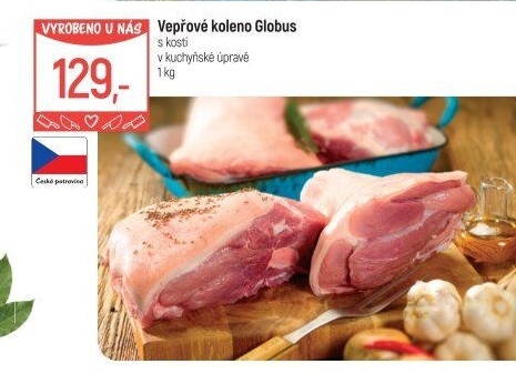 Koleno vepřové s kostí Globus