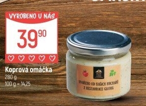 Koprová omáčka Globus