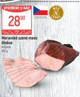 Moravské maso uzené Globus