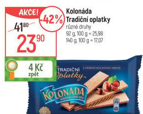 Oplatky Kolonáda Opavia