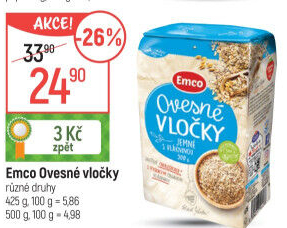 Ovesné vločky Emco