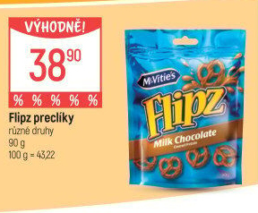 Preclíky v polevě Flipz McVitie'