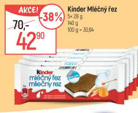 Řez mléčný Kinder