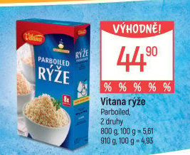 Rýže parboiled Vitana