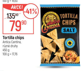 Tortilla chips Antica Cantina