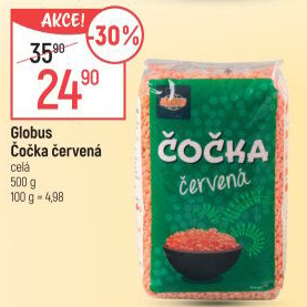 Čočka červená Globus