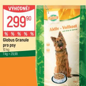 Granule pro psy Globus
