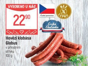 Hovězí klobása Globus