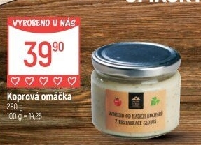 Koprová omáčka Globus