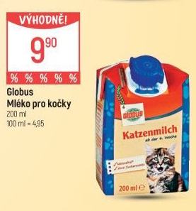 Mléko pro kočky Globus
