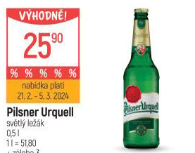 Pivo Pilsner Urquell