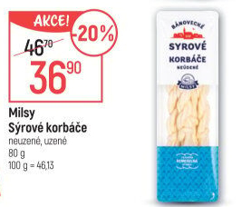 Sýr Korbáčky Bánovecké Milsy