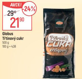 Třtinový cukr Globus