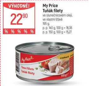 Tuňák filety My Price