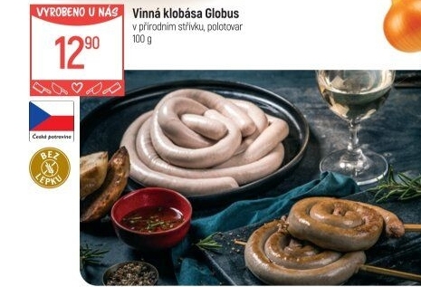 Vinná klobása Globus