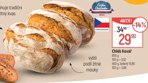 Chléb Kovář Globus